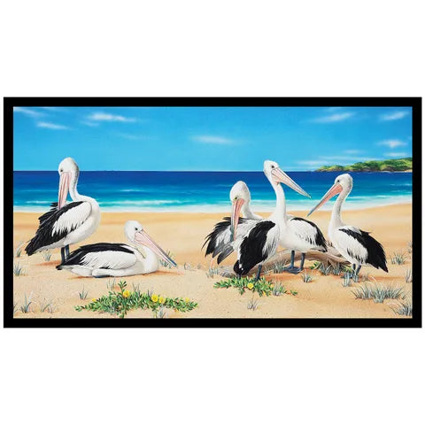 Natalie Jane Parker Fabric Panel - Pelicans